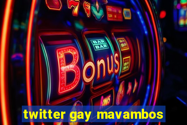 twitter gay mavambos